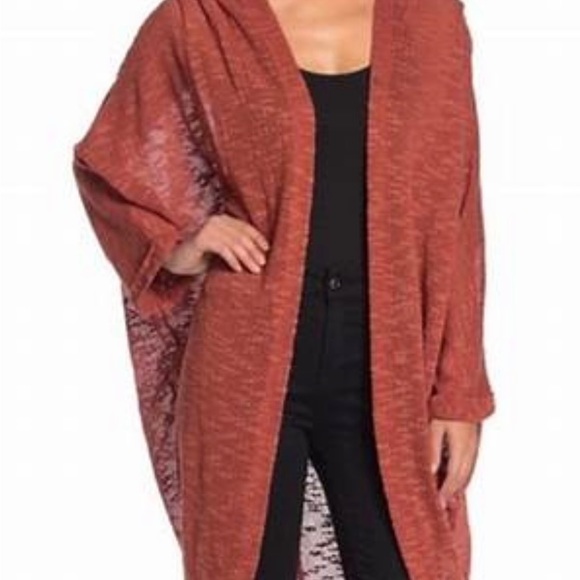 Free People Promenade Cocoon Kimono Cardigan - Picture 2 of 5